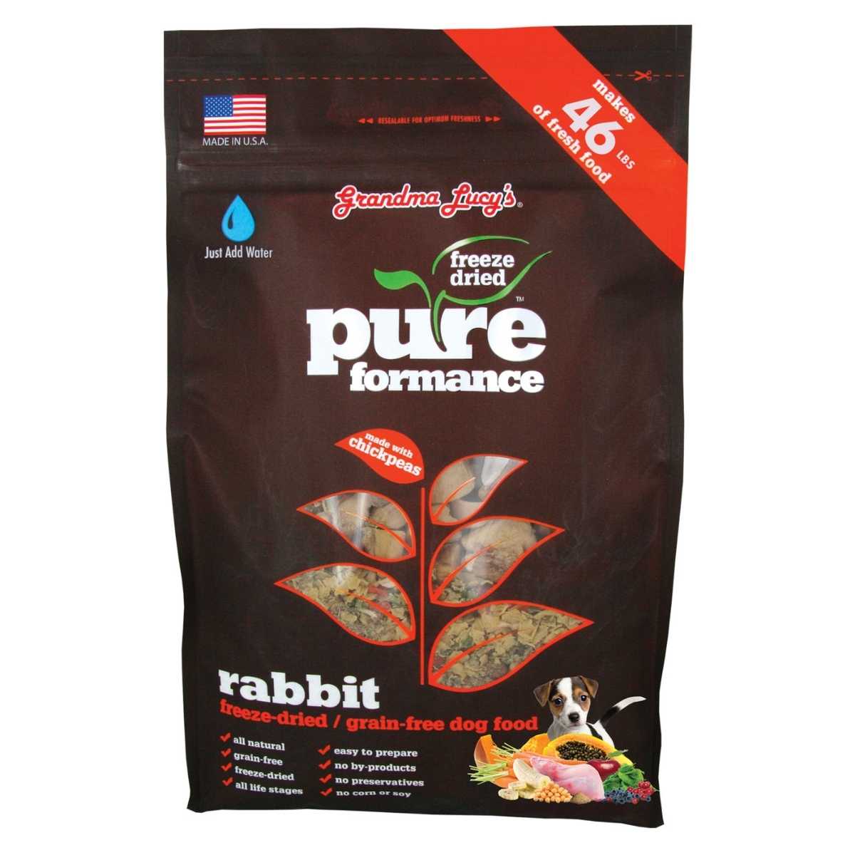 Grandma Lucy's Pureformance Grain Free Freeze Dried Dog Food