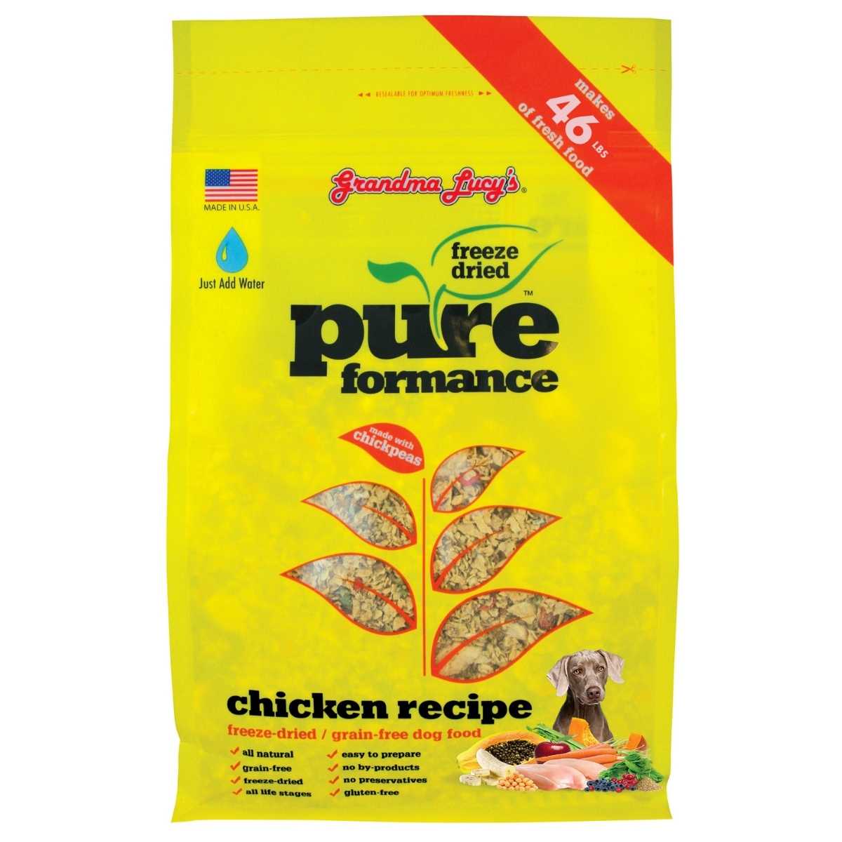 Grandma Lucy's Pureformance Grain Free Freeze Dried Dog Food