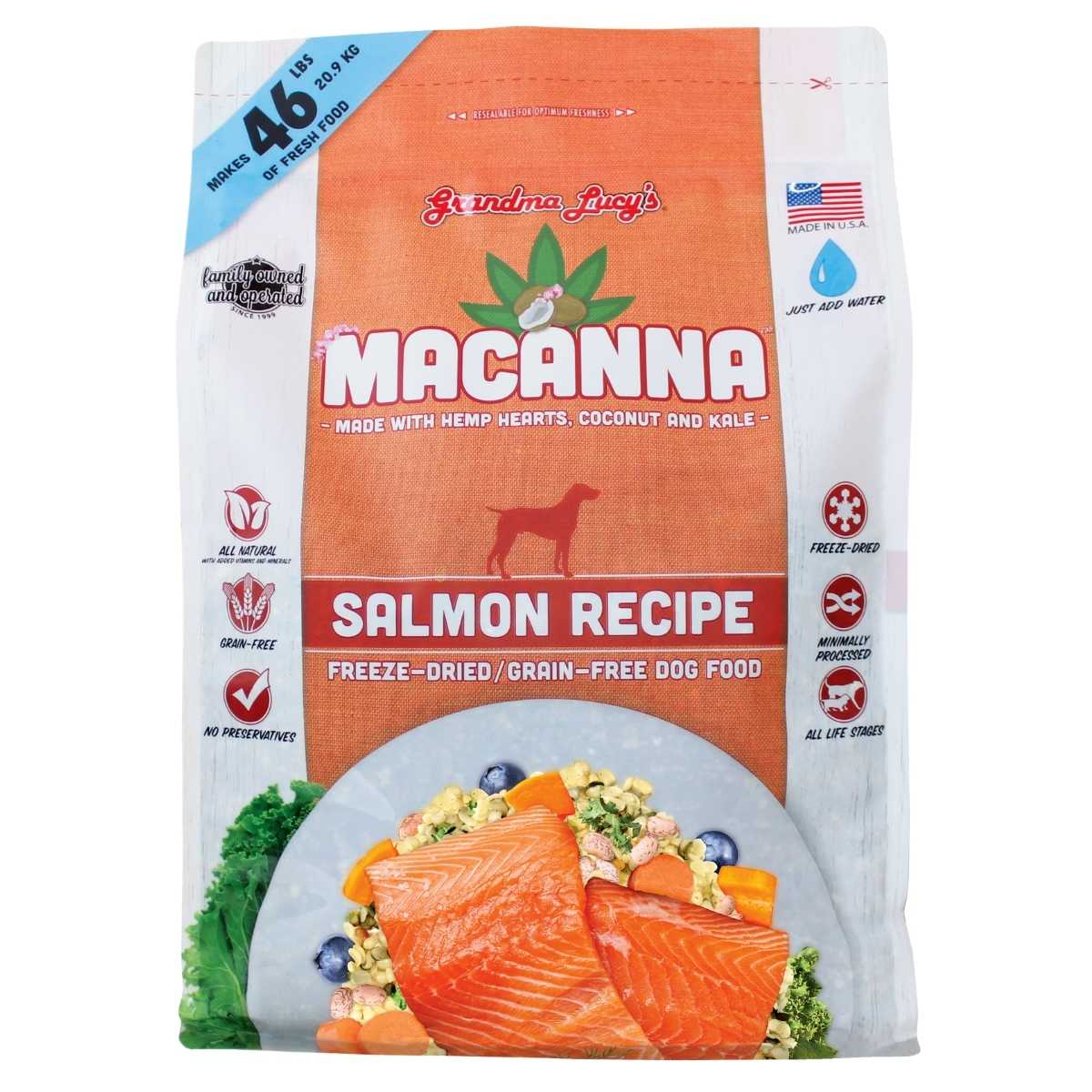 Grandma Lucy's Macanna Grain Free Freeze Dried Dog Food