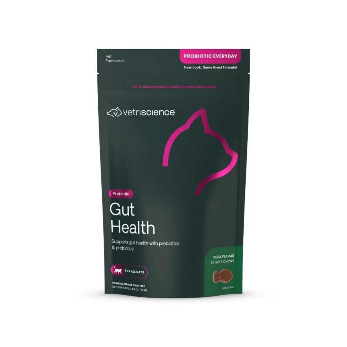 Pet Naturals Of Vermont Gut Health Chews for Cats- 30 ct Pouch (previously Probiotic)