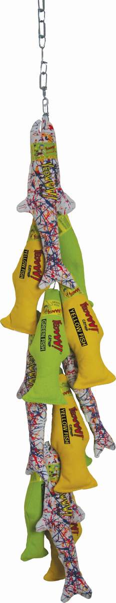 Yeowww! Stringer of Fish- 4 Each Pollock/Green Fish/Yellow Fish