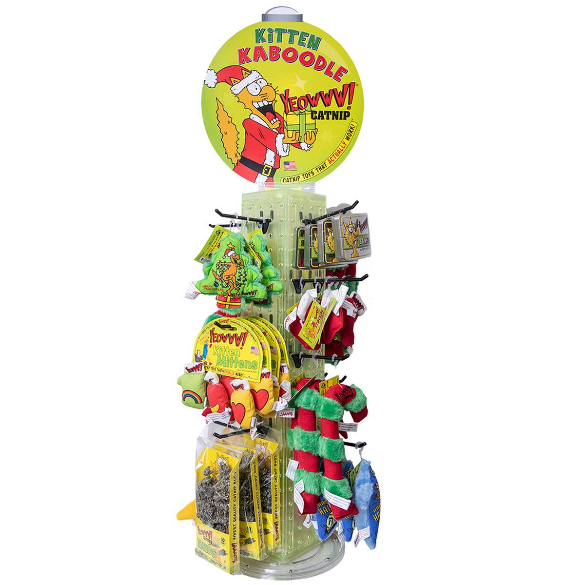 Yeowww! Holiday Kitten Kaboodle Display