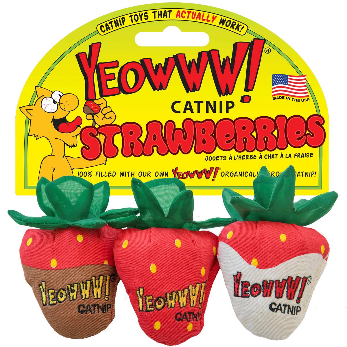 Yeowww! Yeowww! Strawberries- 3 pack