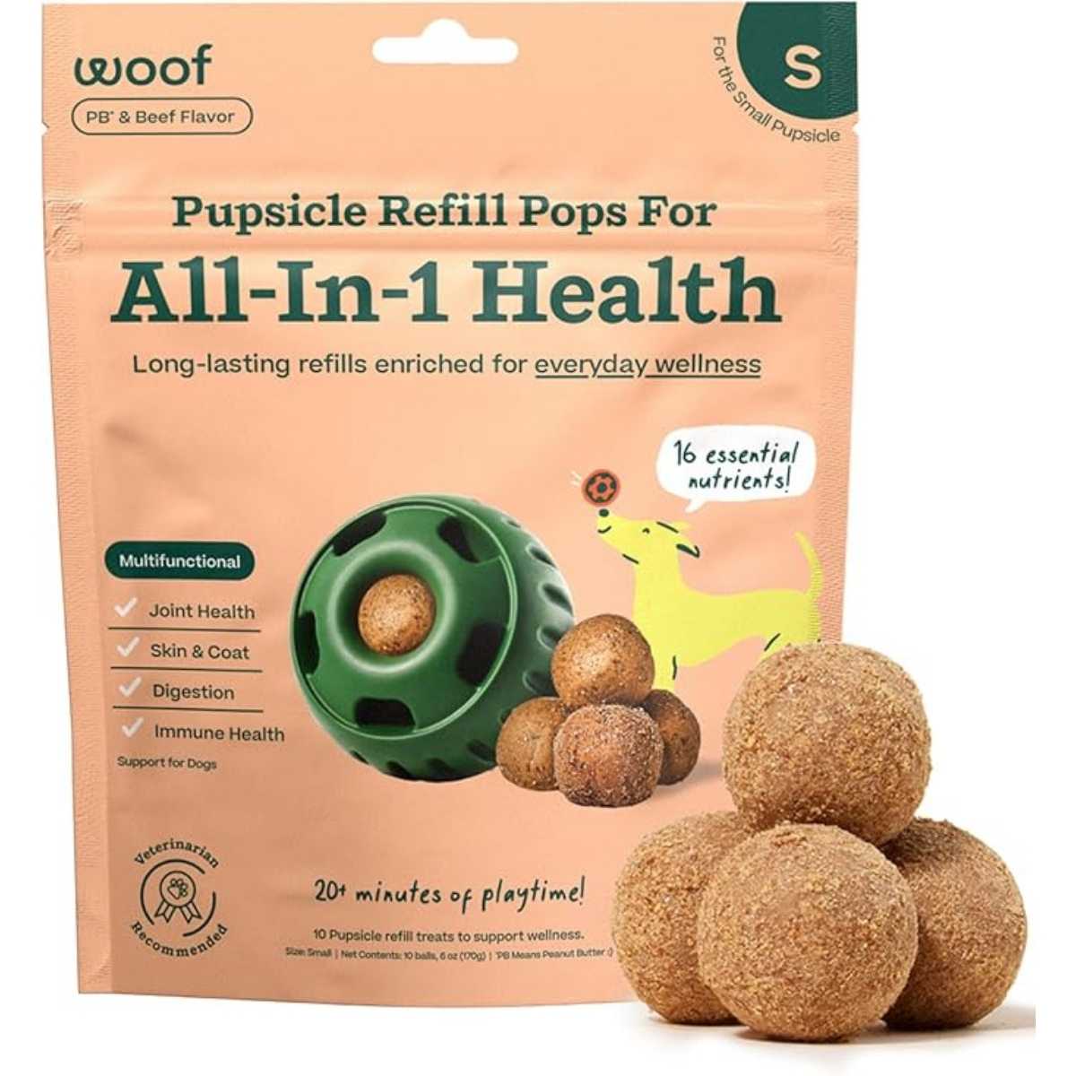 Woof All-In-1 Wellness Pops Small