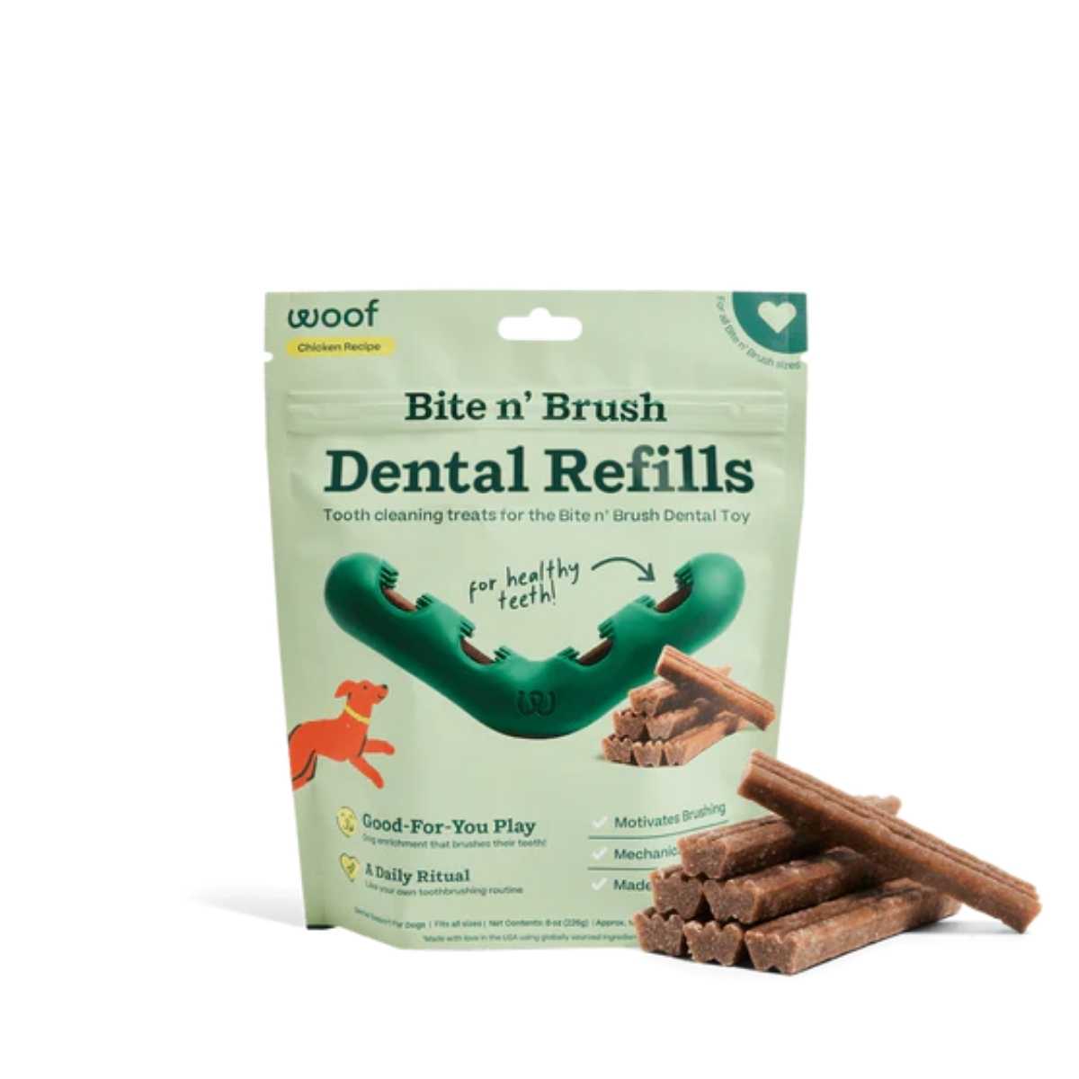 Woof Bite n' Brush Dental Refill Chicken