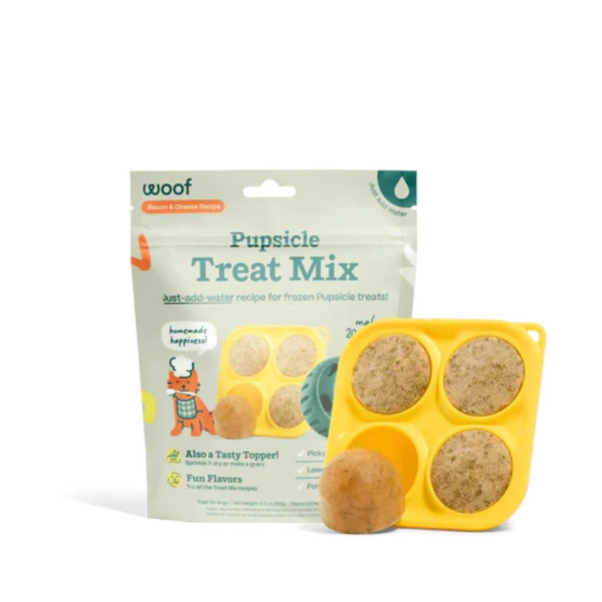 Woof Pupsicle Treat Mix - Bacon & Cheese