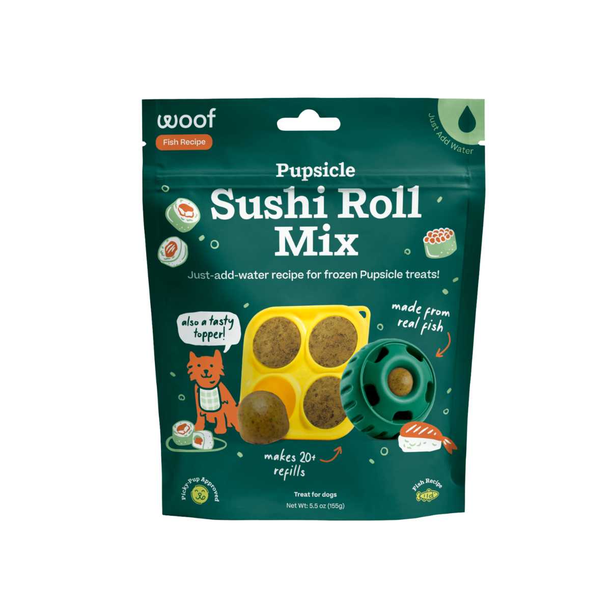 Woof Pupsicle Treat Mix - Sushi Roll