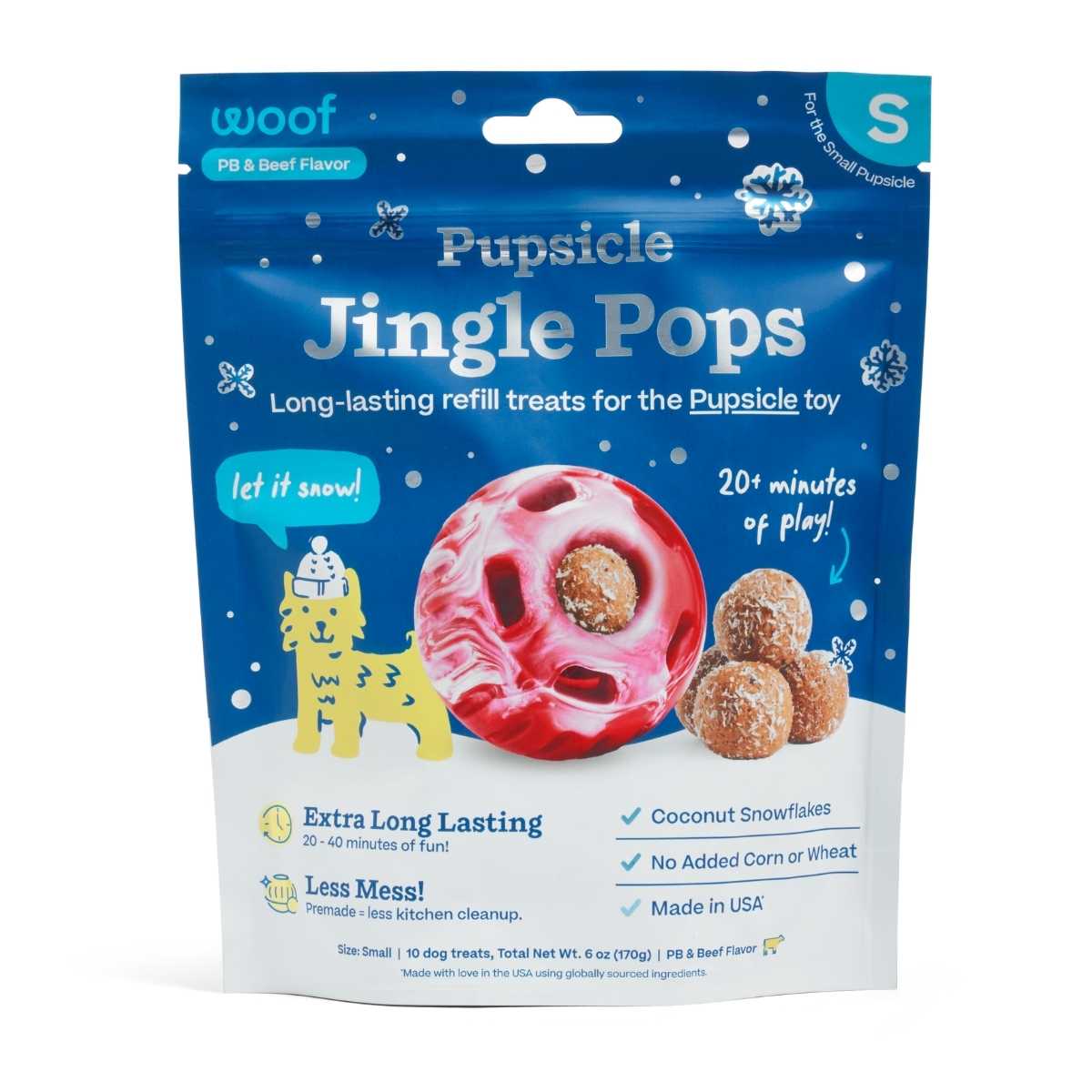 Woof Holiday Jingle Pops Small