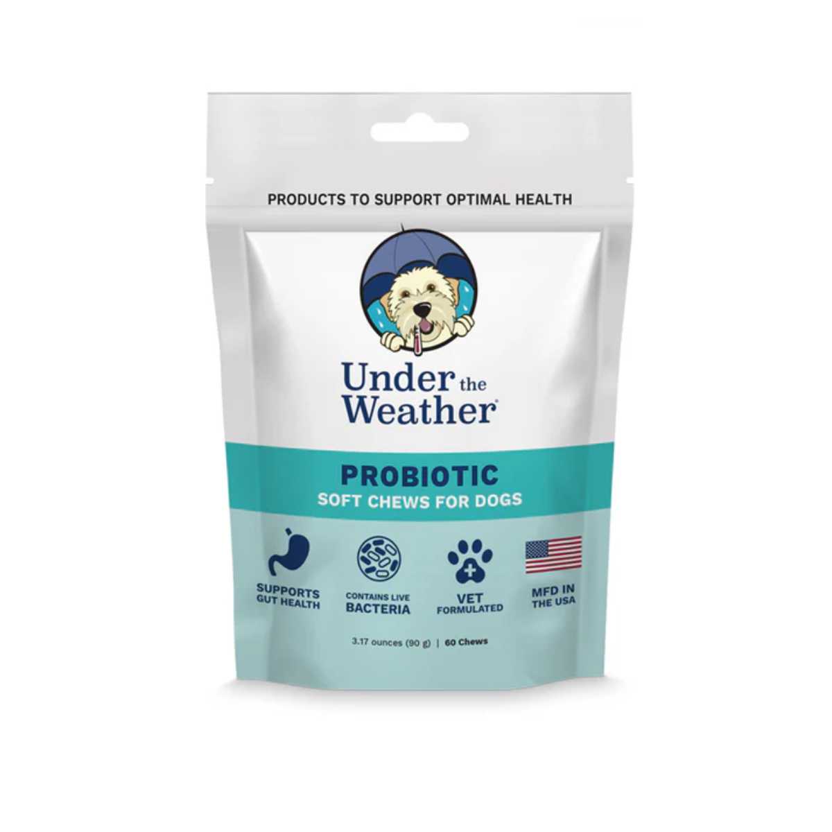 Under the Weather Dog Probiotic Soft Chew- 60 ct