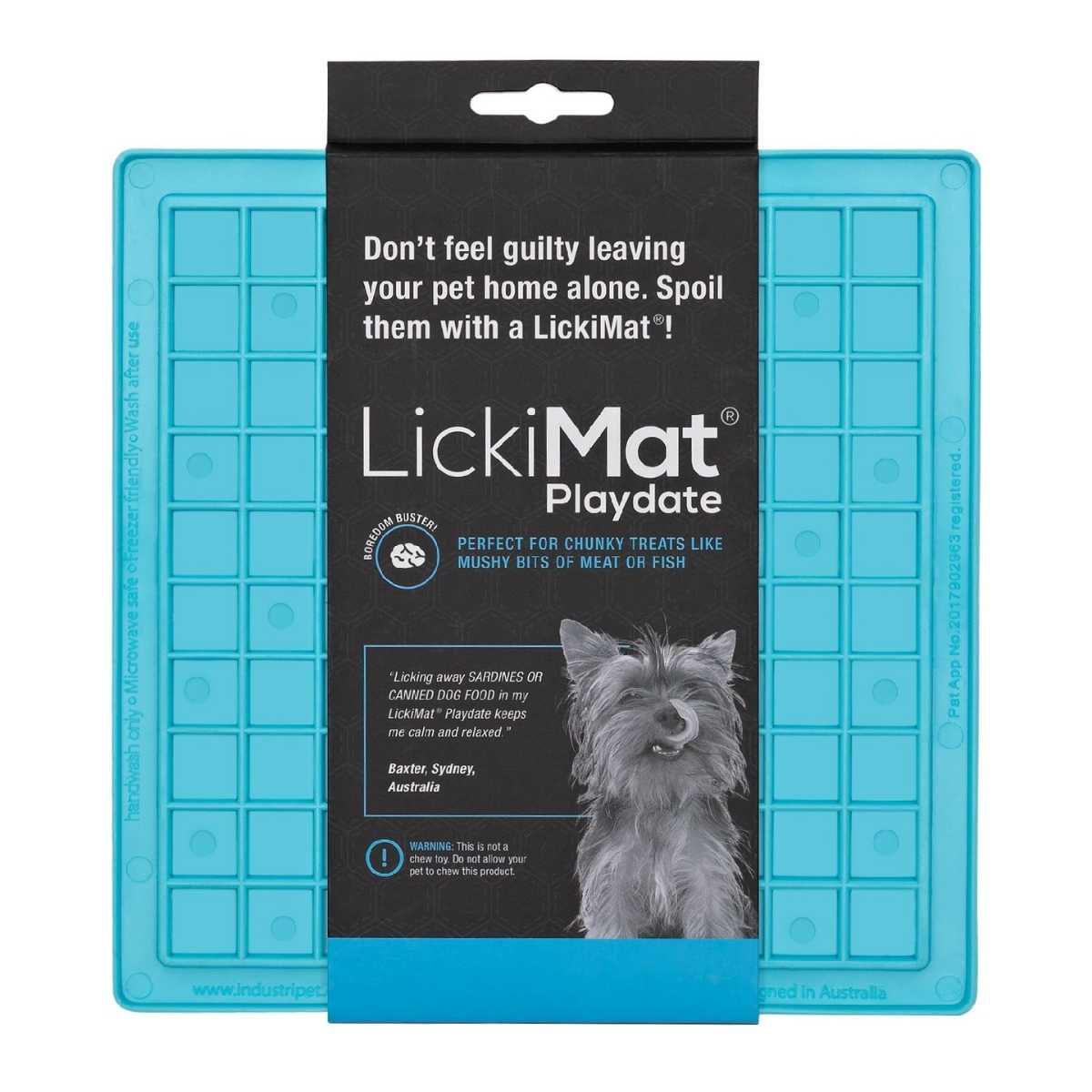 HyperPet Lickimat Playdate Blue-SM