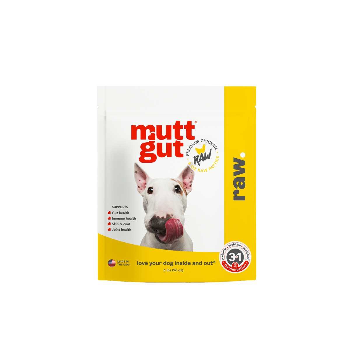 Mutt Gut Microbiome Supplemented Raw Dog