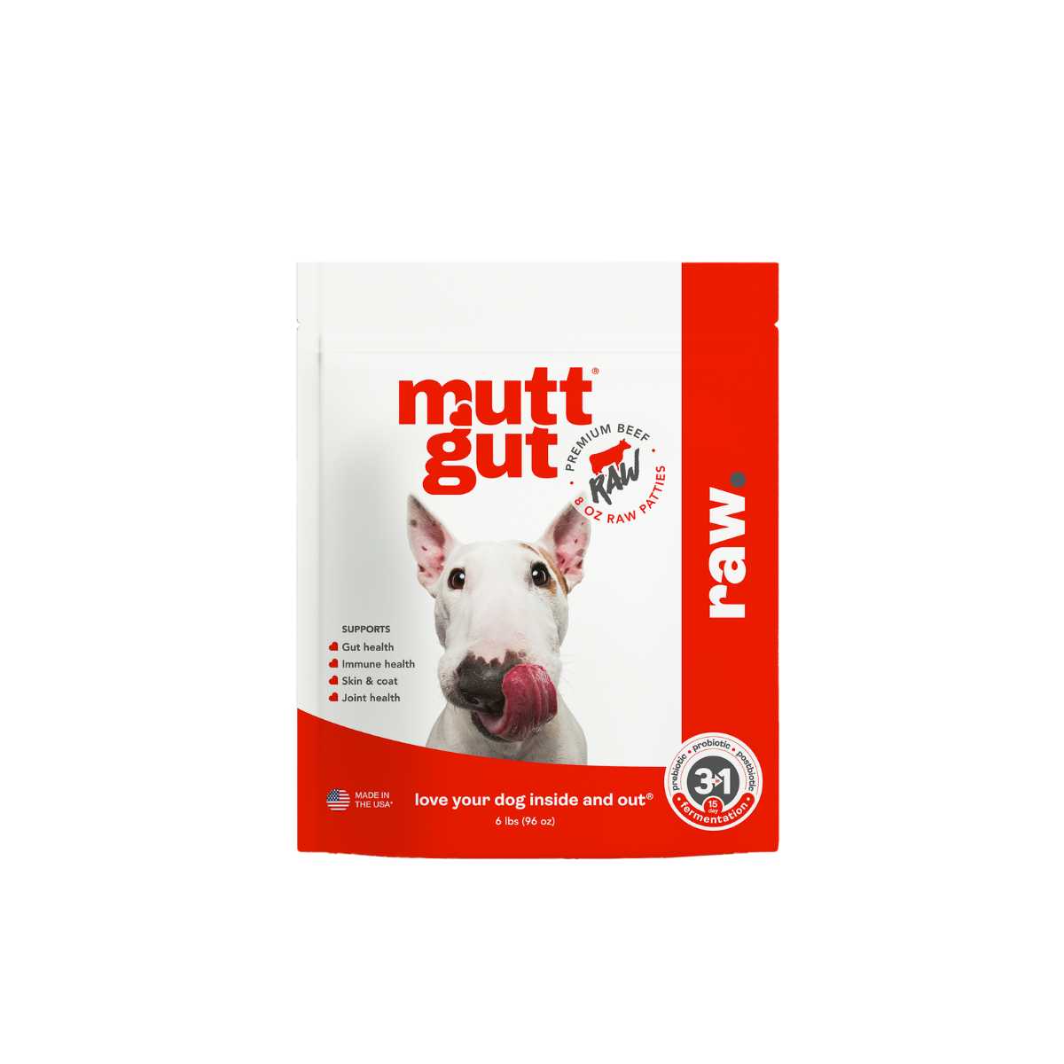 Mutt Gut Microbiome Supplemented Raw Dog