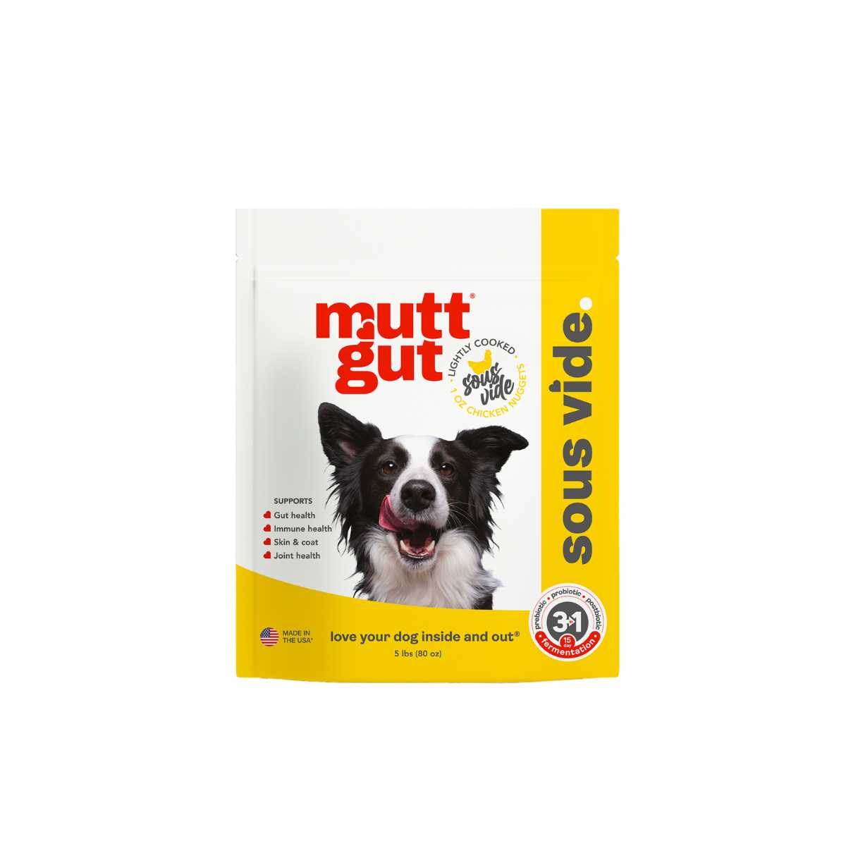 Mutt Gut Microbiome Lightly Cooked Sous Vide Dog