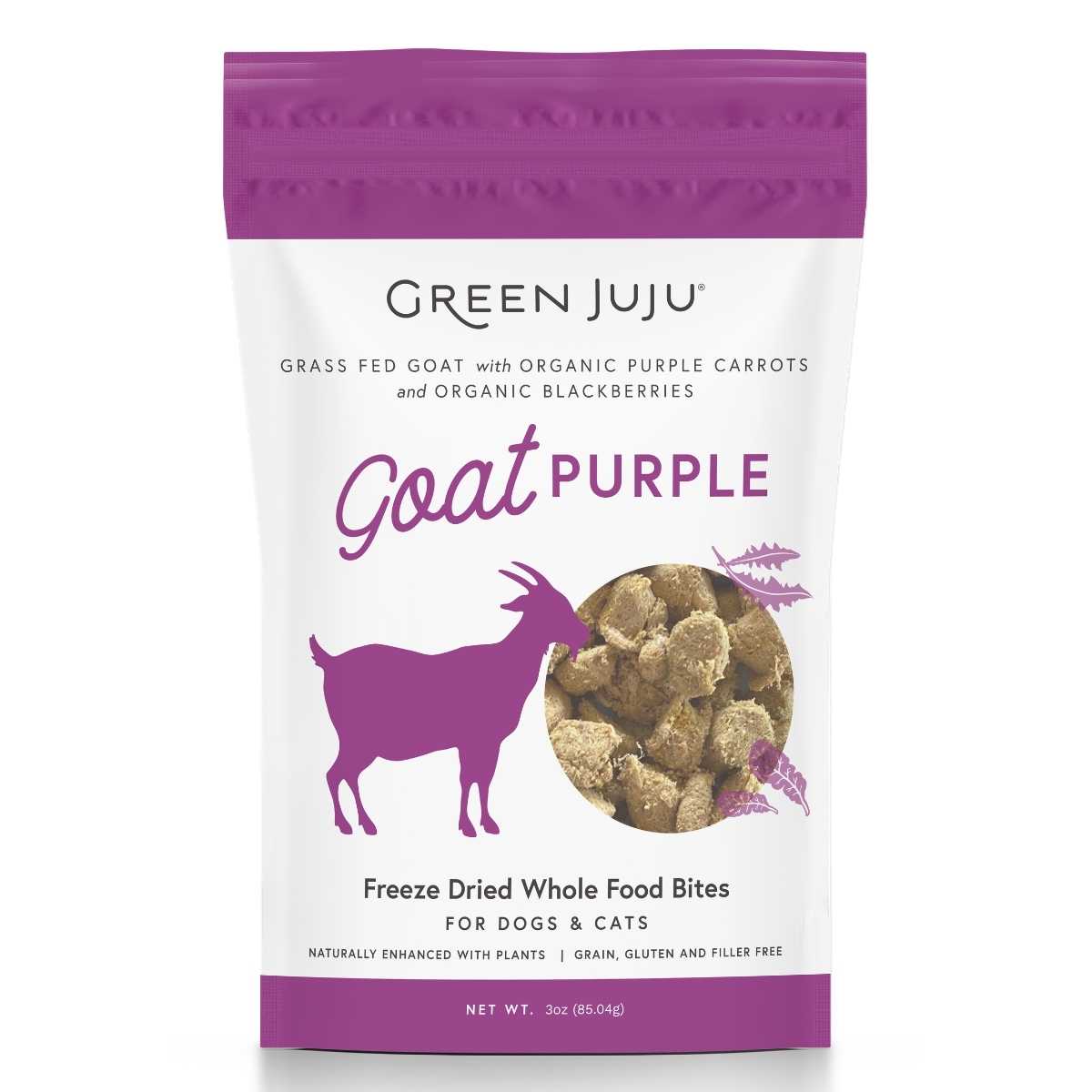 Green Juju Goatpurple Freeze Dried Toppers