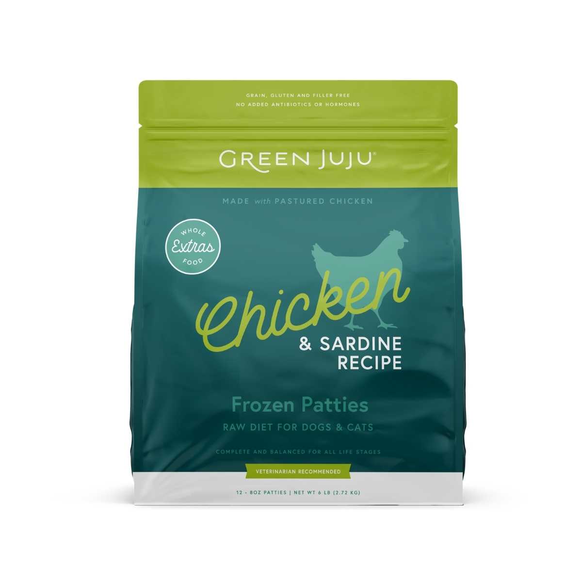 Green Juju Chicken And Sardine Frozen