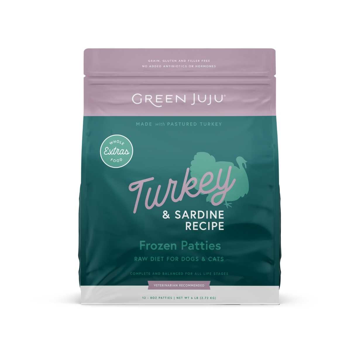 Green Juju Turkey And Sardine Frozen