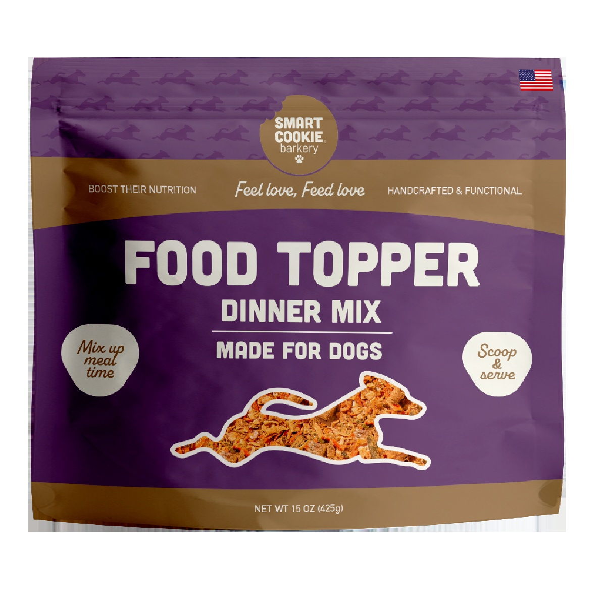 Smart Cookie Barkery Dinner Dog Food Topper