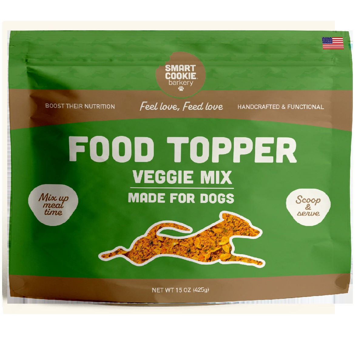 Smart Cookie Barkery Veggie Dog Food Topper