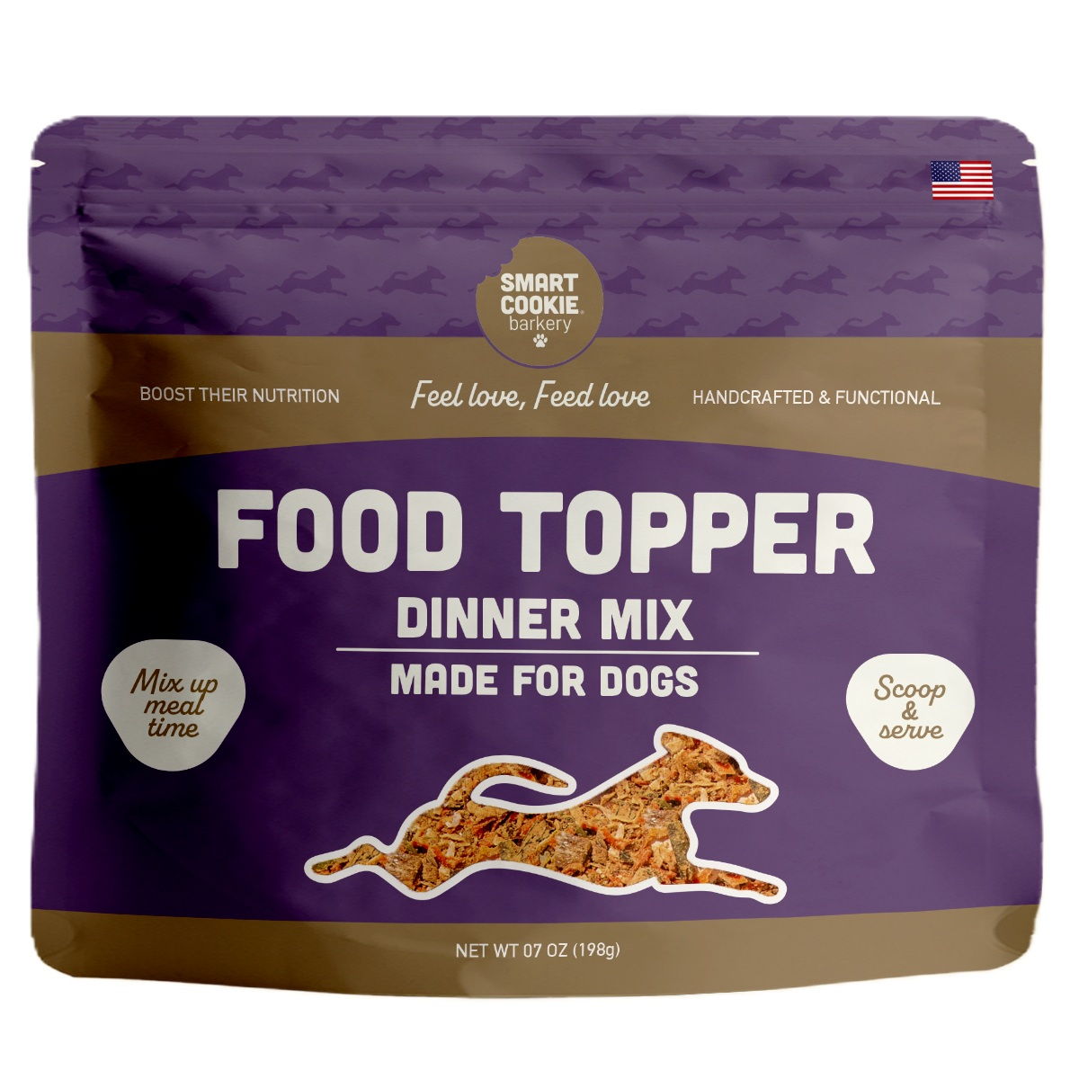 Smart Cookie Barkery Dinner Dog Food Topper