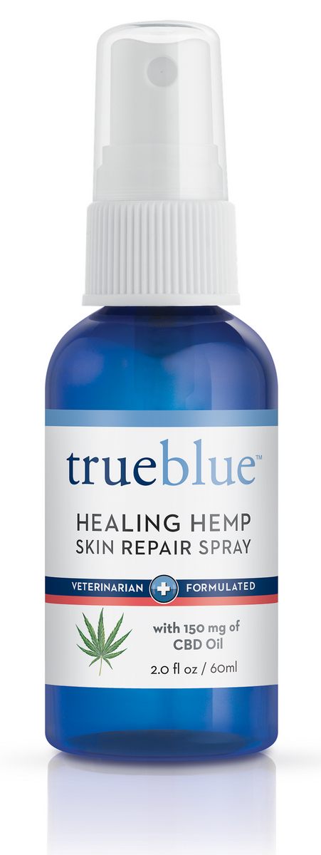 Trueblue Healing Hemp Skin Repair Spray-2 oz Bottle
