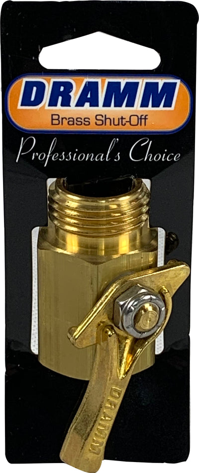 Dramm Brass Shut Off Valve