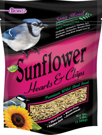 Song Blend Sunflower Hearts & Chips (Pack Of 6)