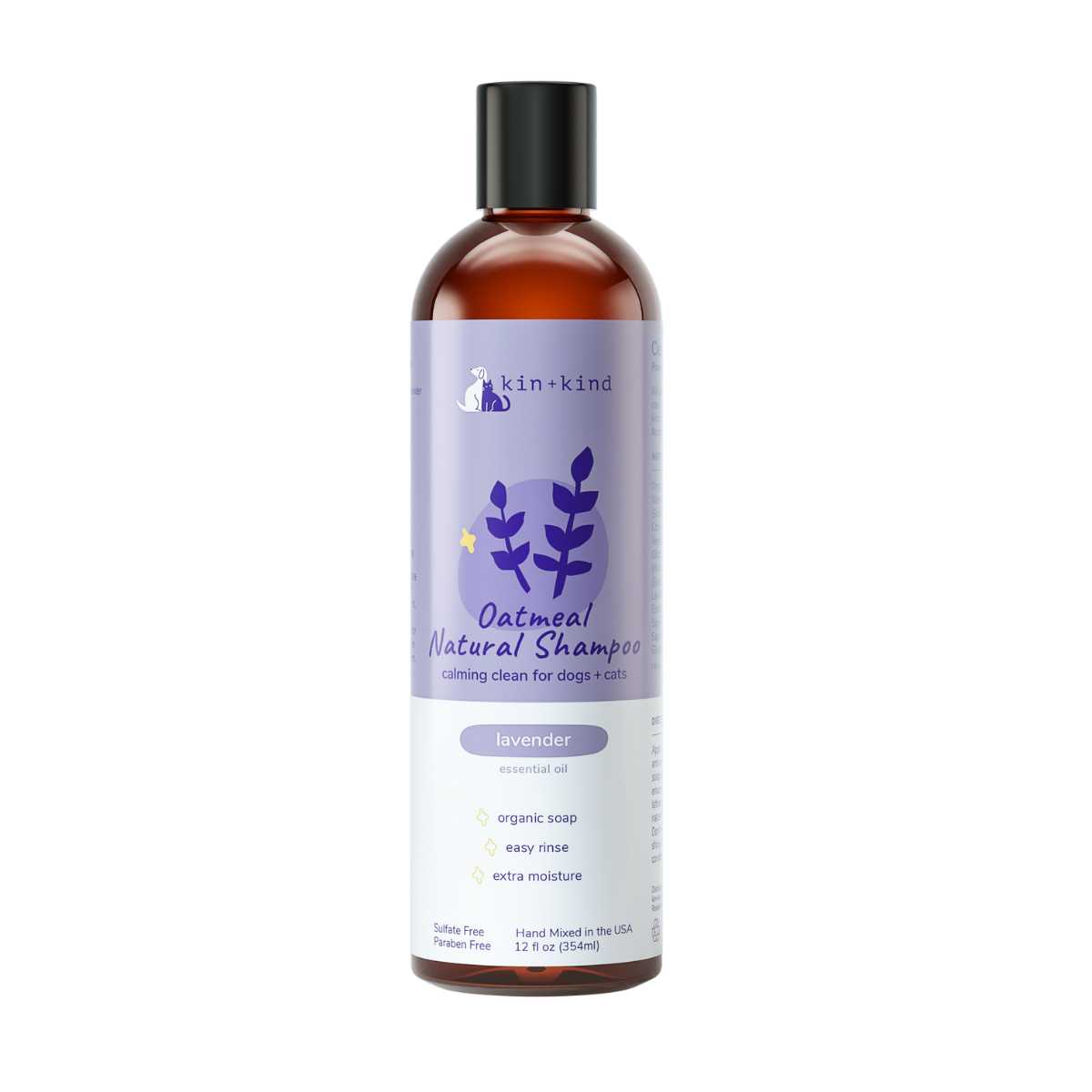 Kin & Kind Oatmeal Shampoo (Lavender)-12 oz Bottle