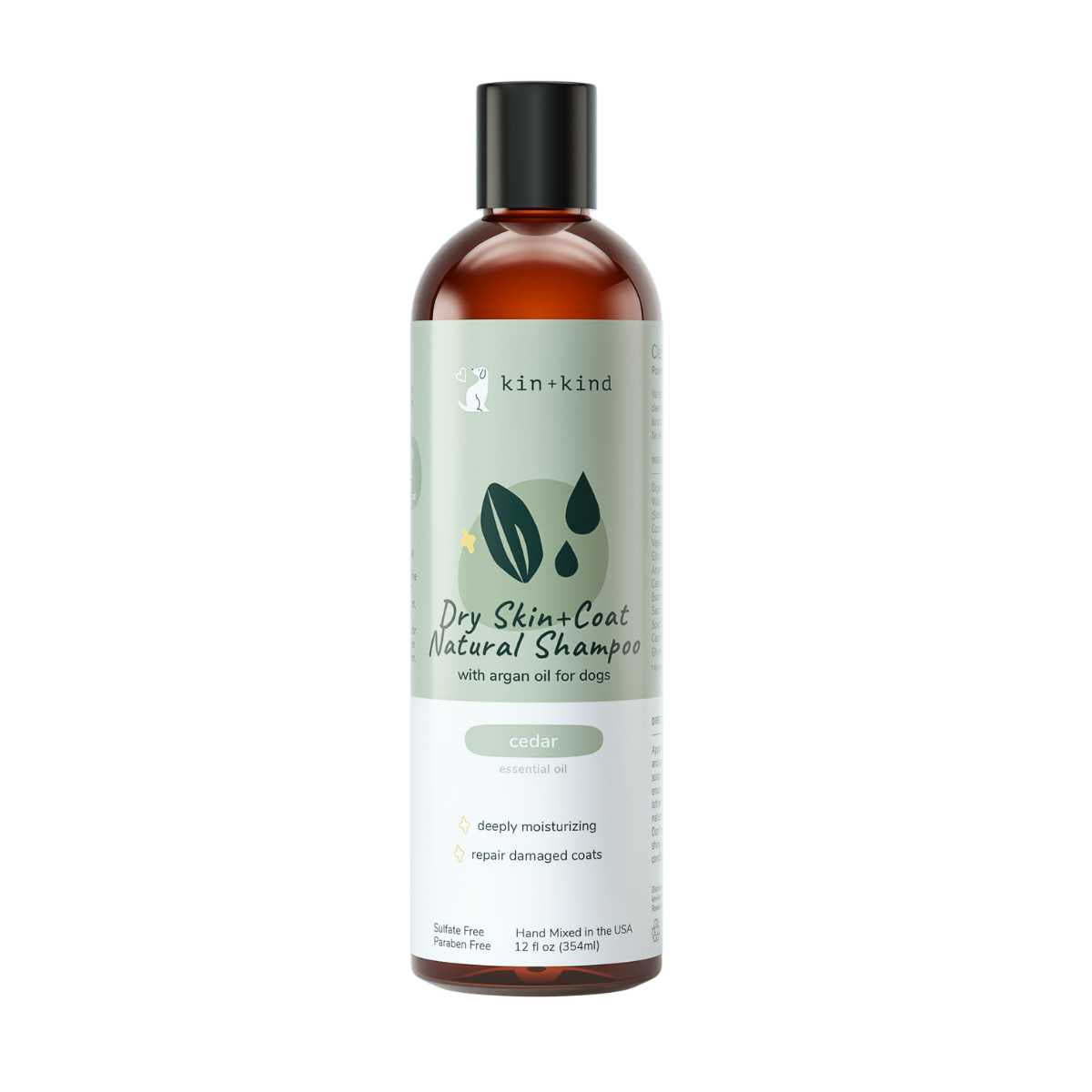 Kin & Kind Dry Skin Dog Shampoo-12 oz Bottle