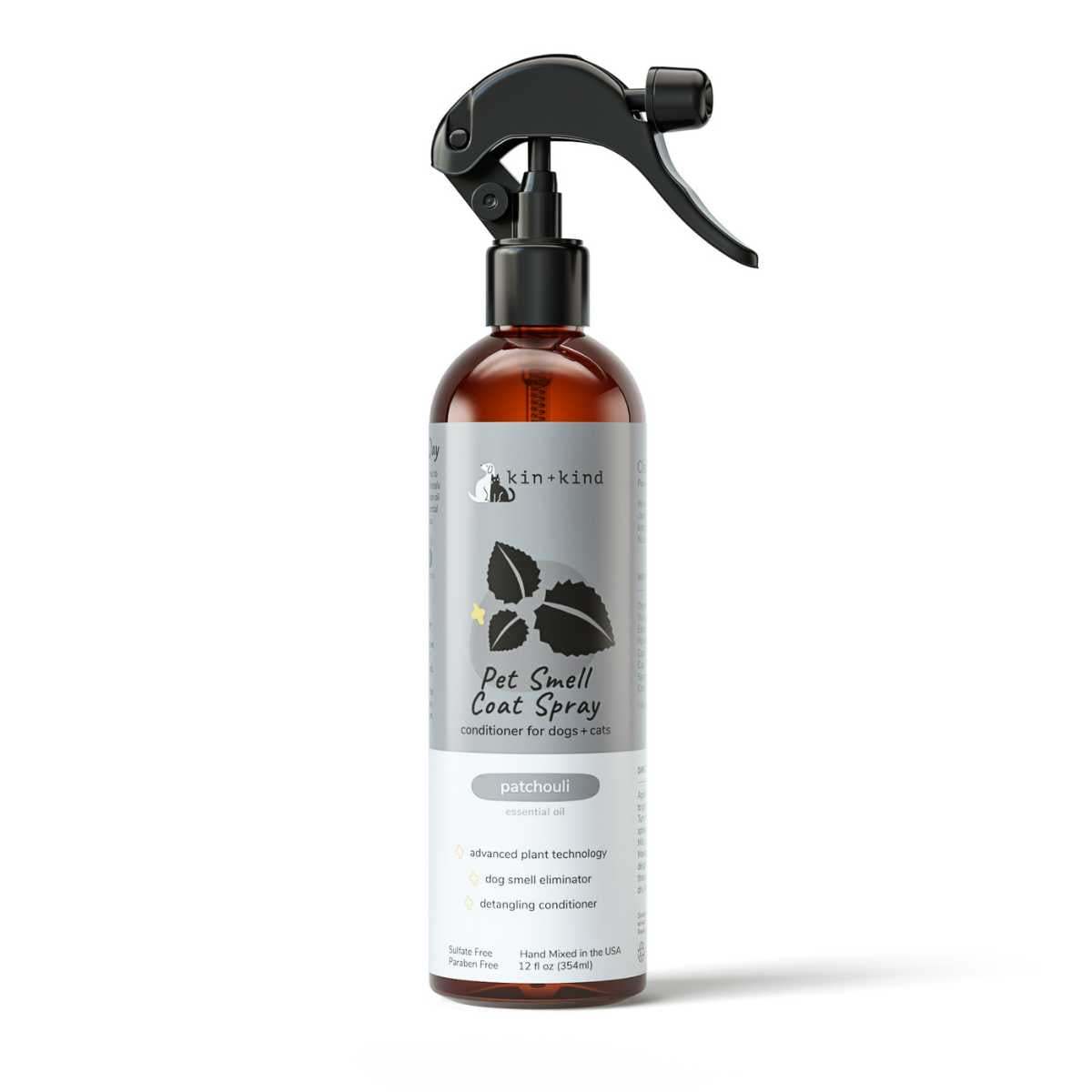 Kin & Kind Patchouli Coat Spray-12 oz Bottle
