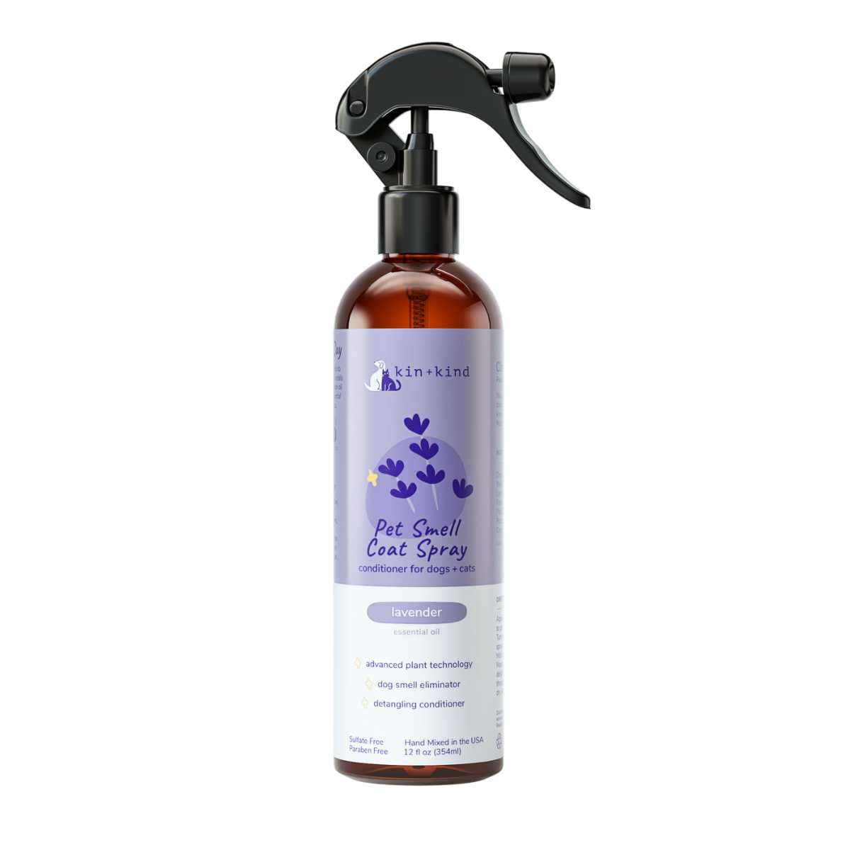 Kin & Kind Lavender Coat Spray-12 oz Bottle