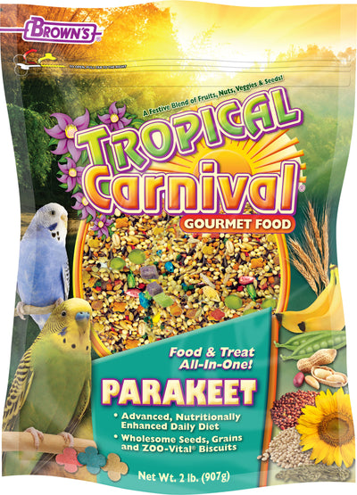 Tropical Carnival Gourmet Parakeet Food