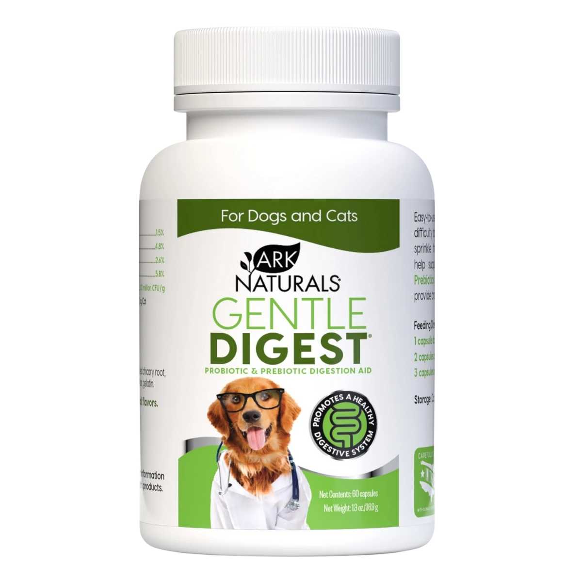 Ark Naturals Gentle Digest Capsules-60 ct Bottle