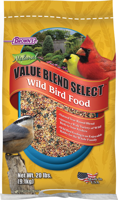 Brown'S Value Blend Select Wild Bird Food