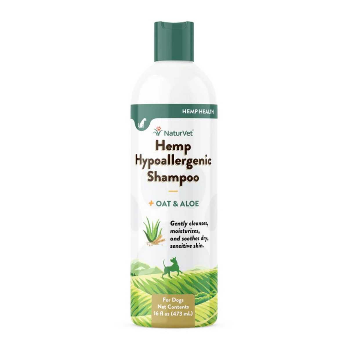 Naturvet Hemp Hypoallergenic Shampoo for Dogs-16 oz Bottle