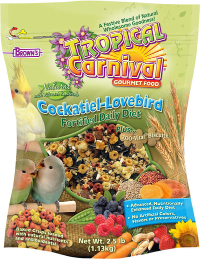 Tropical Carnival Natural Cockatiel-Lovebird Food