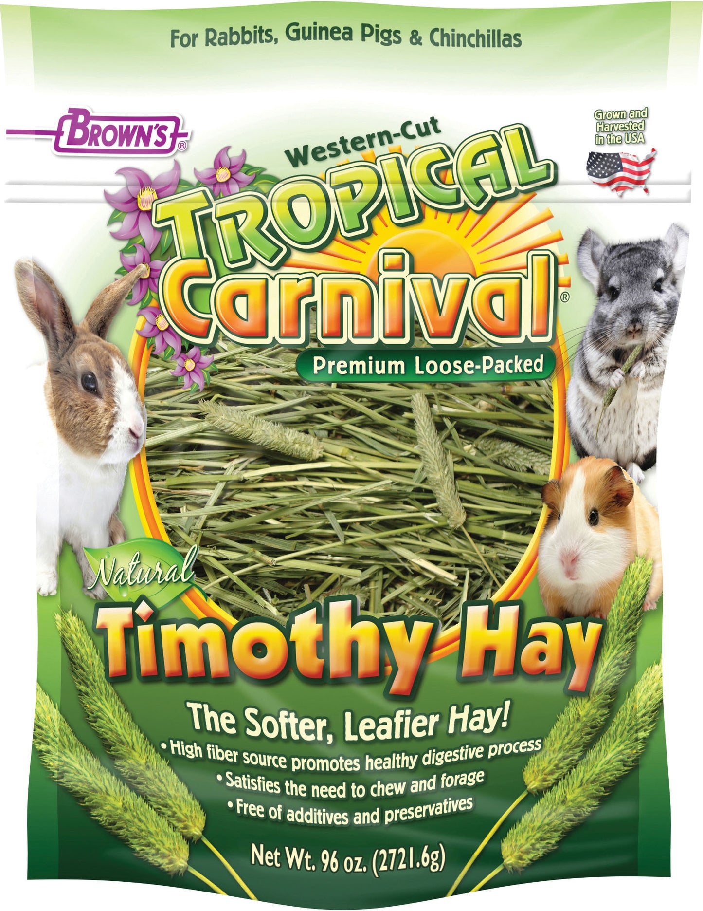 Tropical Carnival Natural Timothy Hay