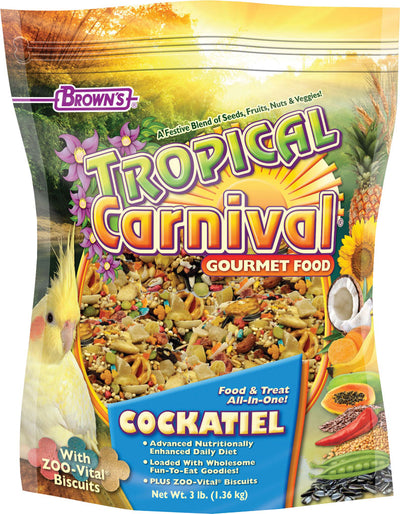 Tropical Carnival Gourmet Cockatiel Food