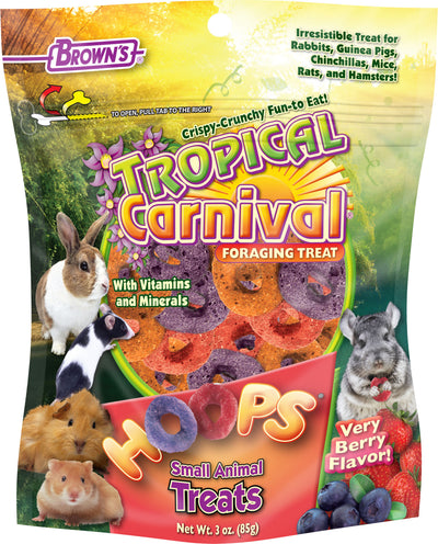 Tropical Carnival Hoops Small Animal Treats