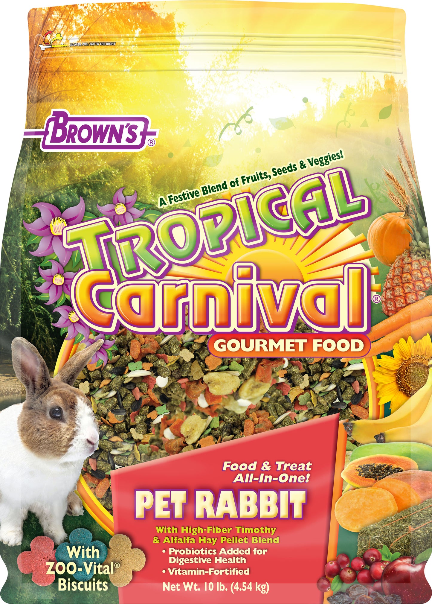 Tropical Carnival Gourmet Pet Rabbit Food
