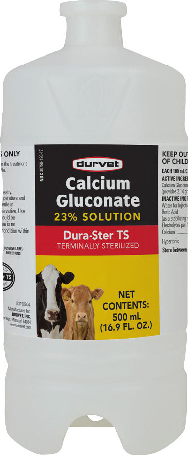 Durvet Calcium Gluconate 23% Solution (Pack Of 12)