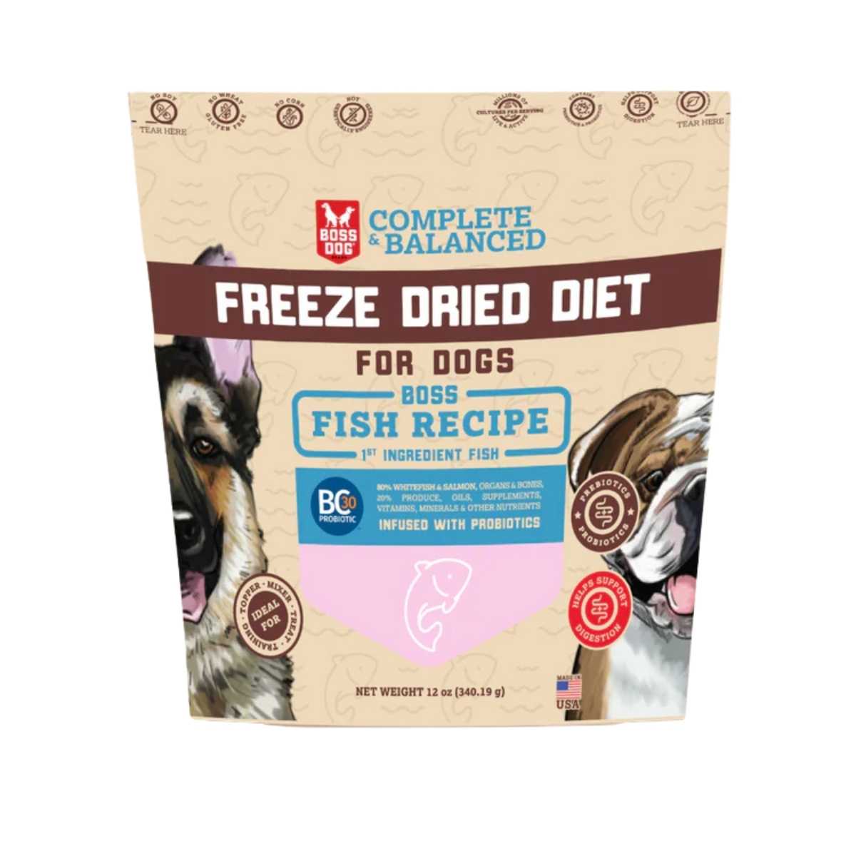 Boss Brand Boss Dog Complete Freeze Dried Recipe