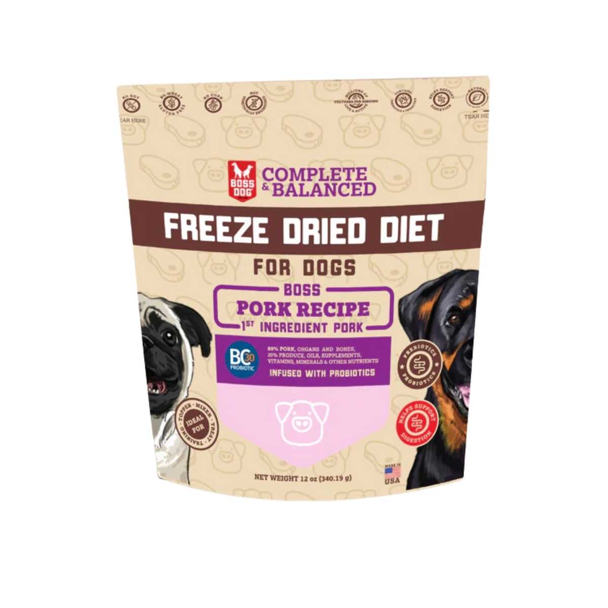 Boss Brand Boss Dog Complete Freeze Dried Recipe