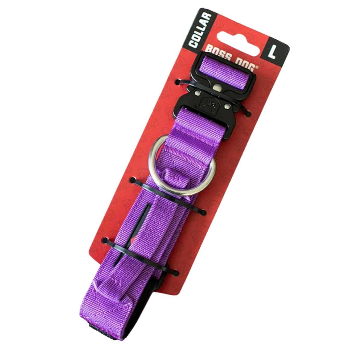 Boss Brand Boss Dog Neoprene Collars W Handle Velcro And Cobra Clip Wide Adjustable To