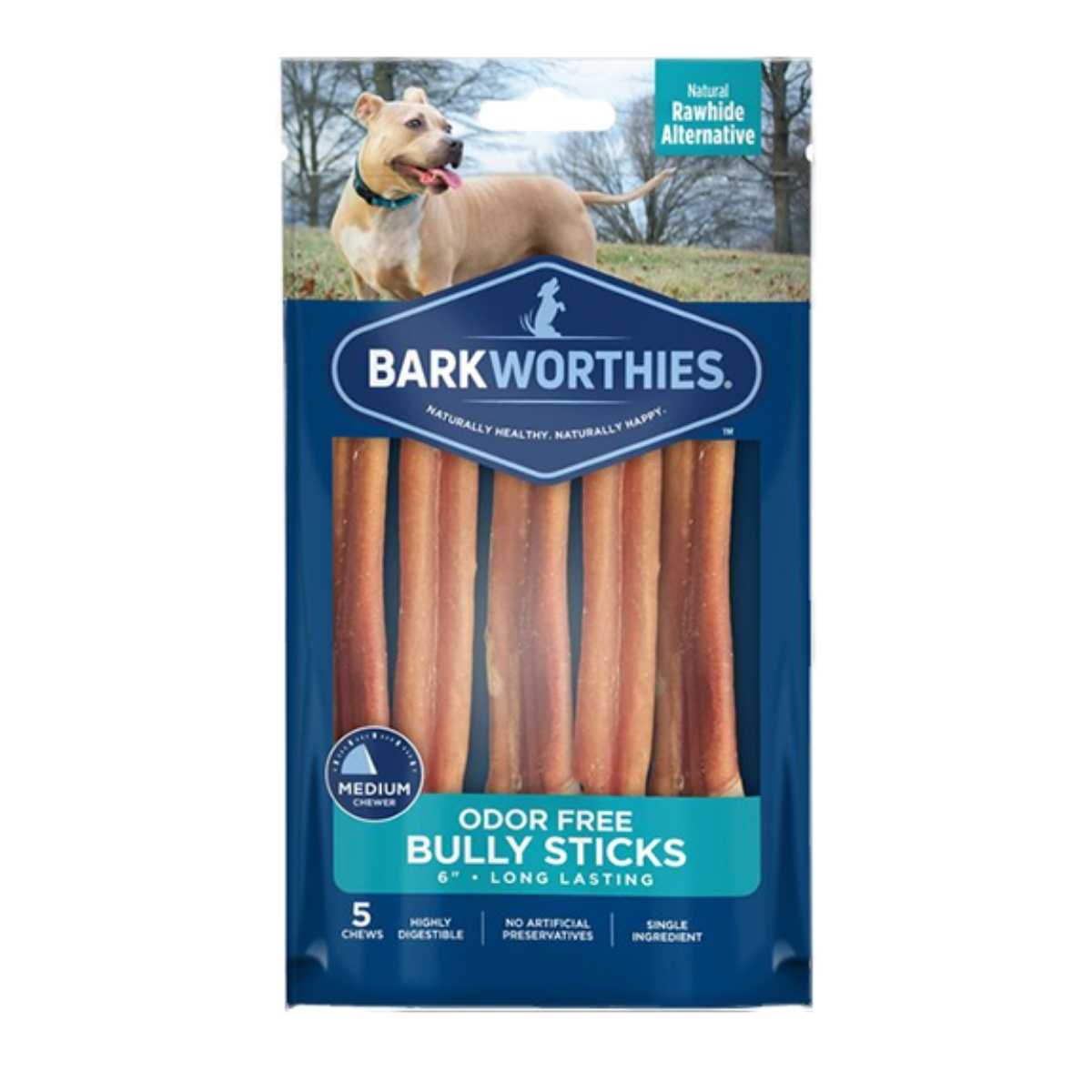 Barkworthies Odor Free Bully