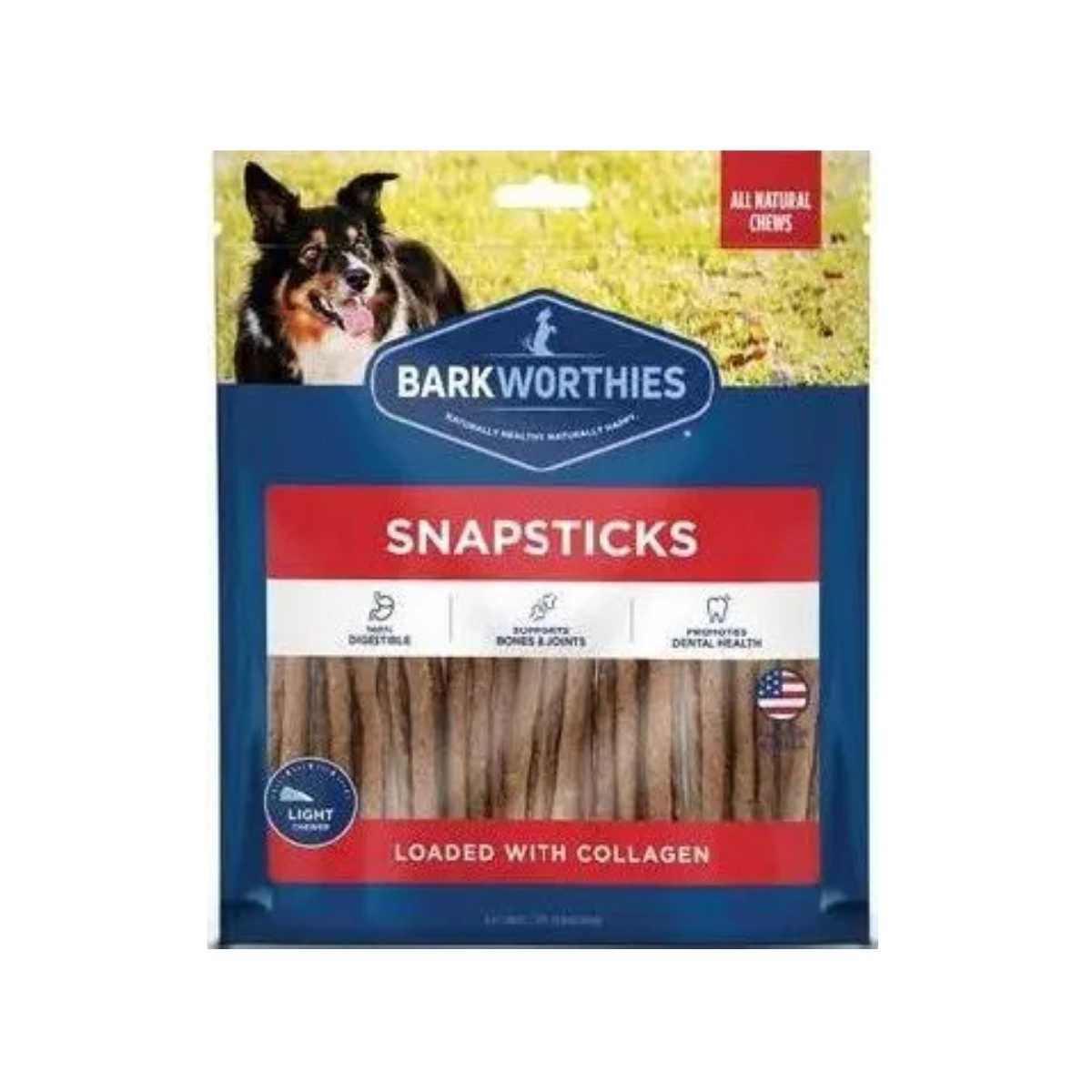 Barkworthies Snap Sticks with Collagen-50 Pack