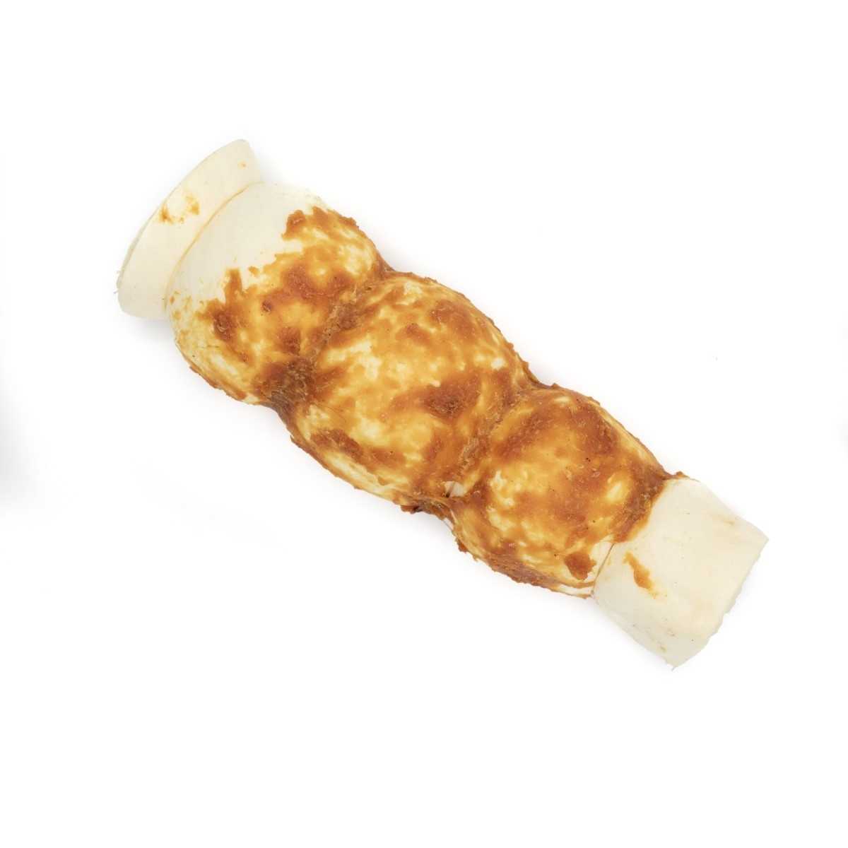 Barkworthies 10-12" Large Beef Cheek Wrapped w/Real Chicken-6 ct Case