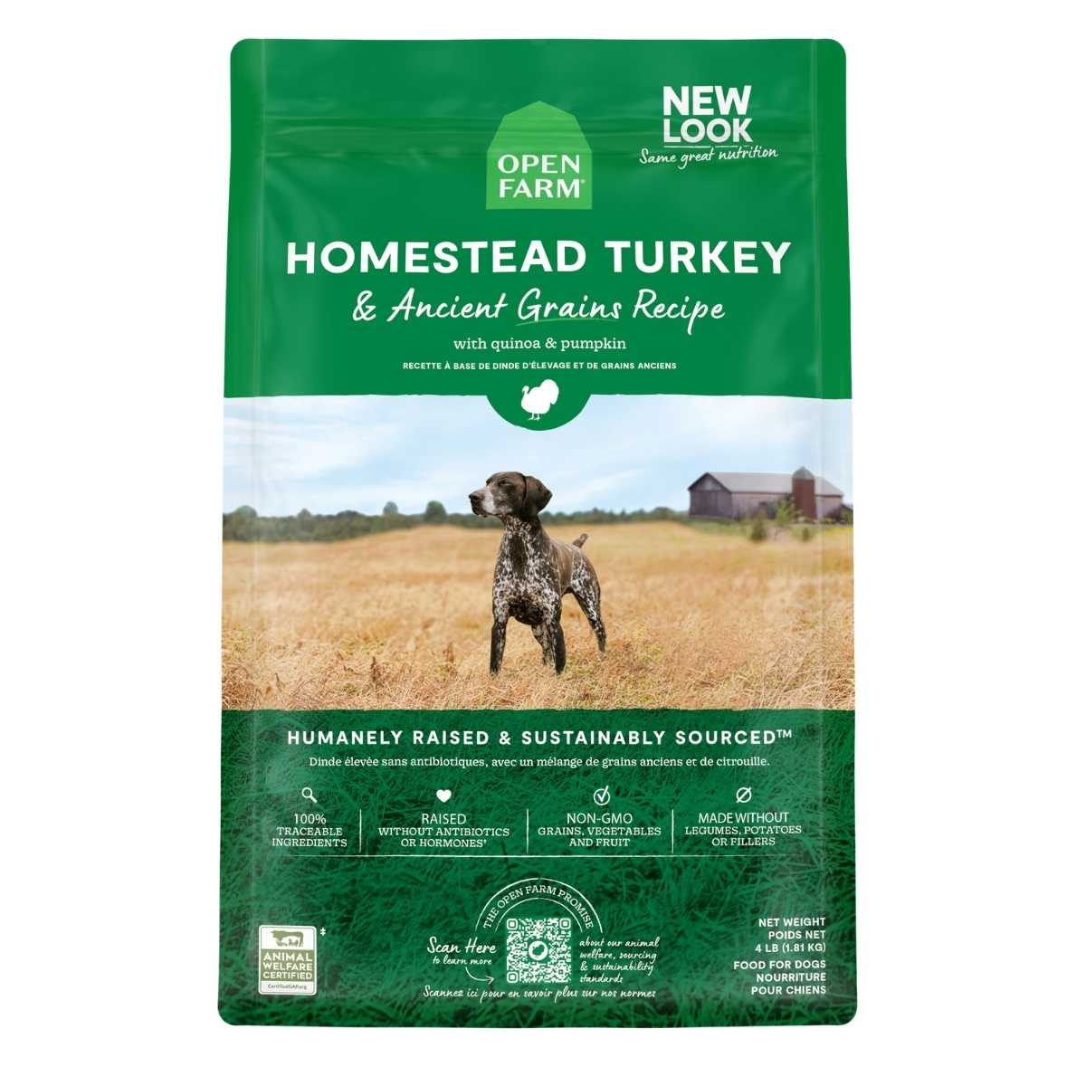 Open Farm Dog Ancient Grains Homestead
