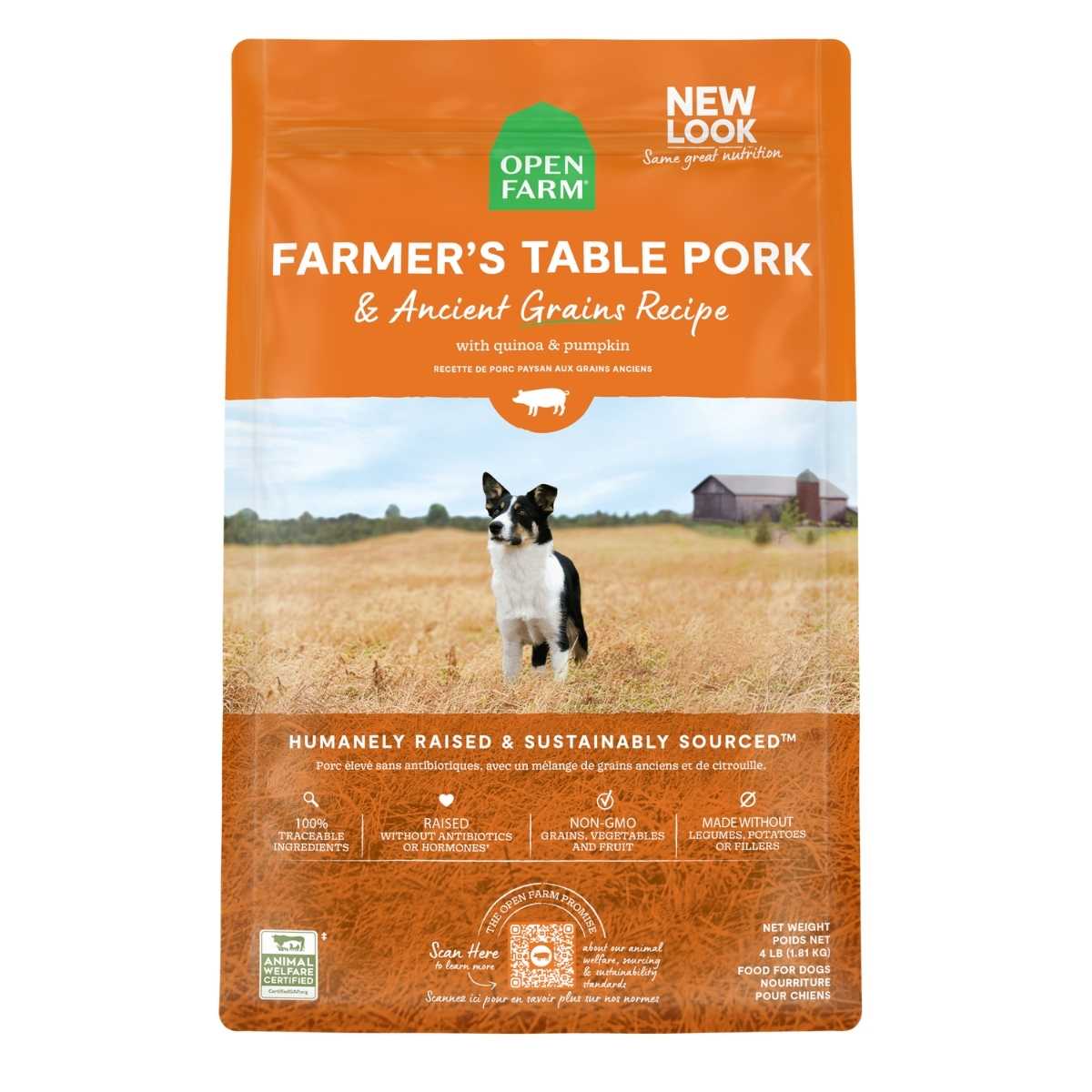 Open Farm Dog Ancient Grains Farmer S Table