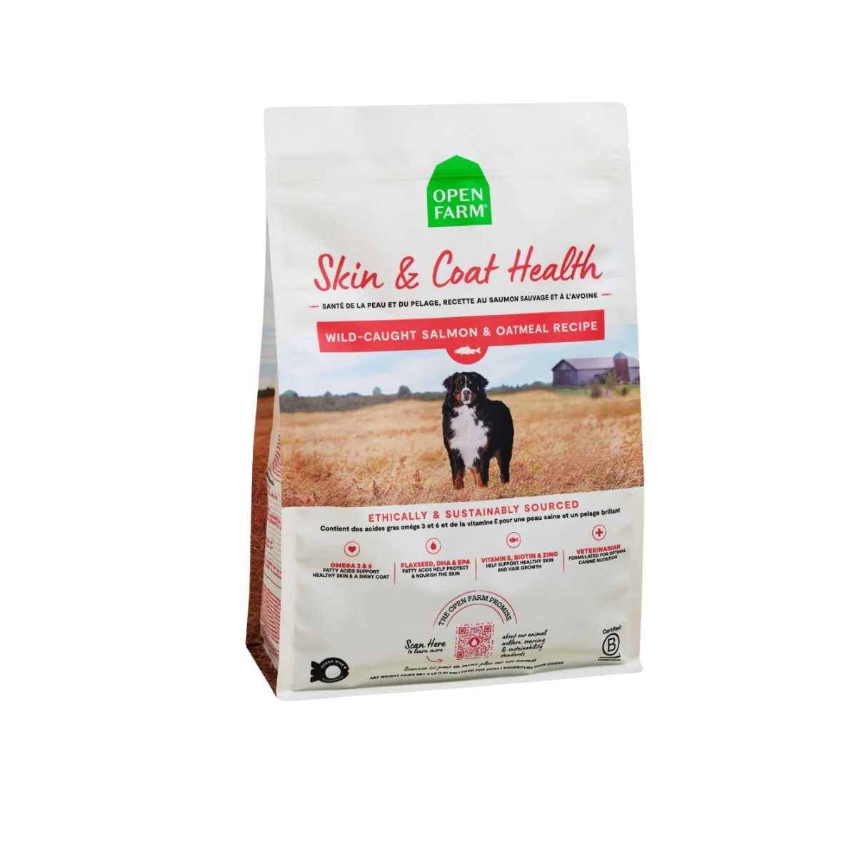 Open Farm Dog Skin Coat Health Wild Caught Oatmeal