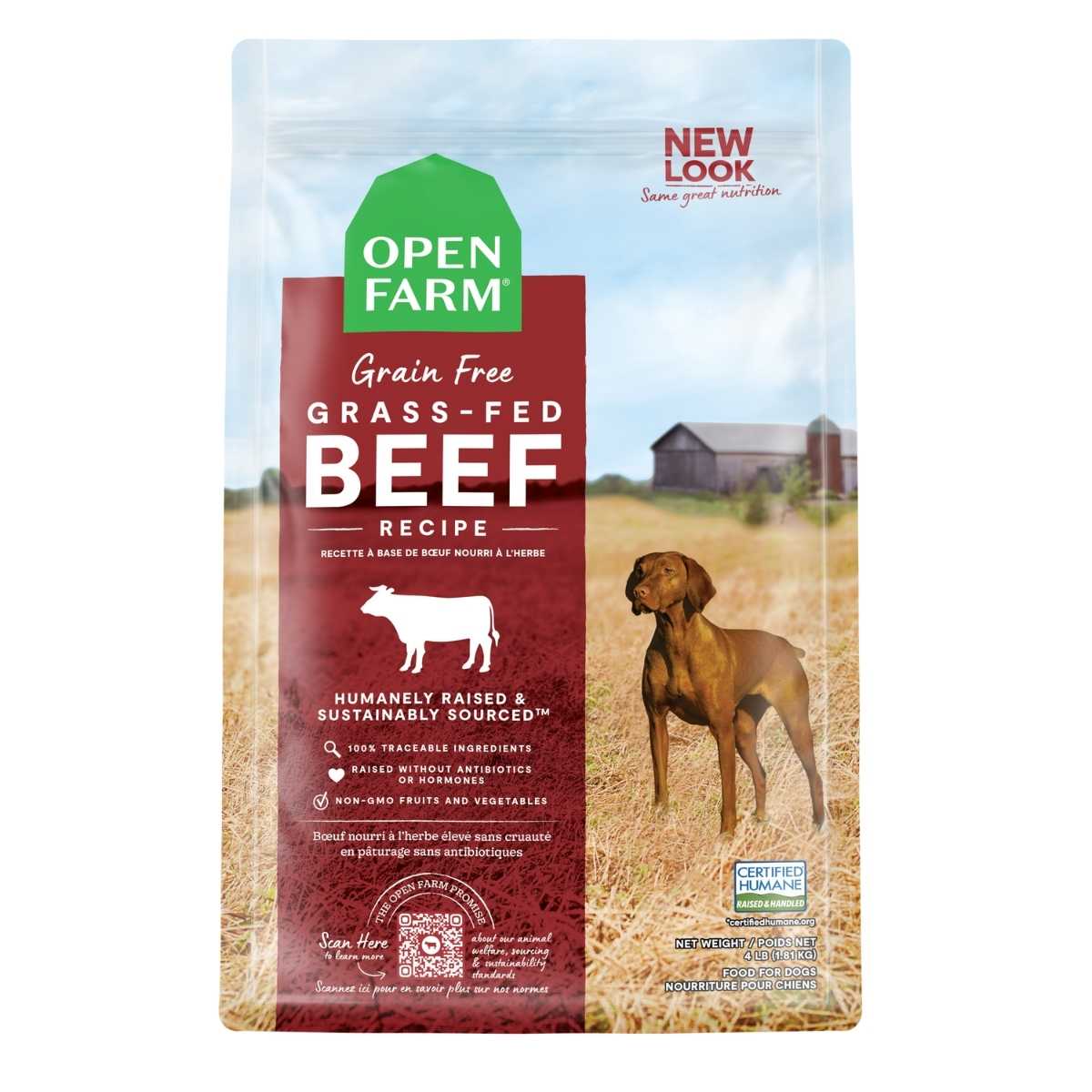 Open Farm Dog Grain Free Grass Fed Beef